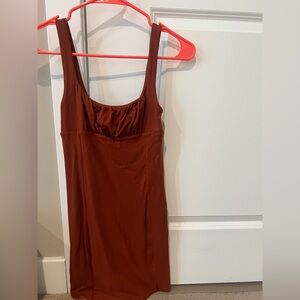 Aritzia - Wilfred Free | Brown Mini Dress | size XS